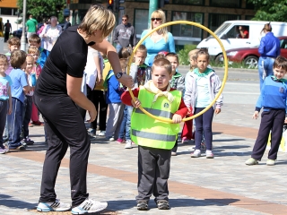 Labda banda a Városháza téren - fotó: Sándor Judit