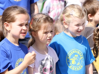 Labda banda a Városháza téren - fotó: Sándor Judit