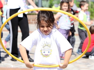 Labda banda a Városháza téren - fotó: Sándor Judit