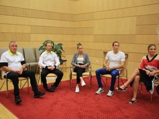 Sportolók köszöntése a Városházán - fotó: 