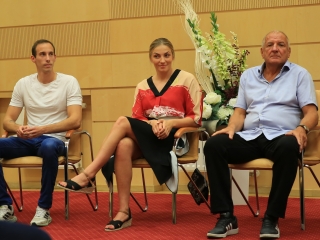 Sportolók köszöntése a Városházán - fotó: 