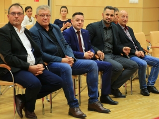 Sportolók köszöntése a Városházán - fotó: 