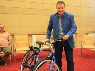 Sportolók köszöntése a Városházán - fotó: 