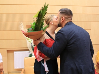 Sportolók köszöntése a Városházán - fotó: 