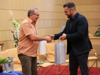 Sportolók köszöntése a Városházán - fotó: 