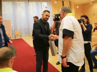 Sportolók köszöntése a Városházán - fotó: 