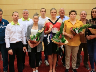 Sportolók köszöntése a Városházán - fotó: 