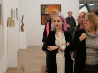 A megyei tárlat megnyitója az Uitz Teremben - fotó: 