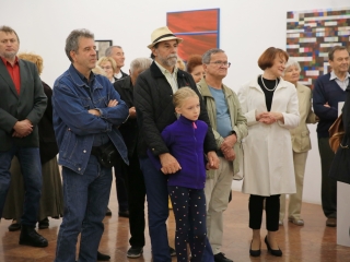 A megyei tárlat megnyitója az Uitz Teremben - fotó: 