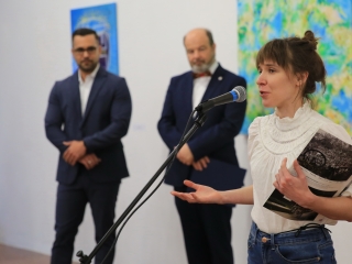 A megyei tárlat megnyitója az Uitz Teremben - fotó: 