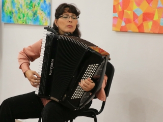 A megyei tárlat megnyitója az Uitz Teremben - fotó: 