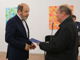 A megyei tárlat megnyitója az Uitz Teremben - fotó: 