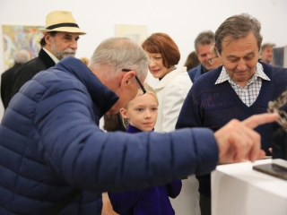 A megyei tárlat megnyitója az Uitz Teremben - fotó: 