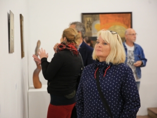 A megyei tárlat megnyitója az Uitz Teremben - fotó: 