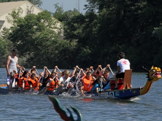 Családi hétvége II. nap Parázs Varázs - Sárkányhajó, foci - fotó: Sándor Judit