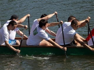 Családi hétvége II. nap Parázs Varázs - Sárkányhajó, foci - fotó: Sándor Judit