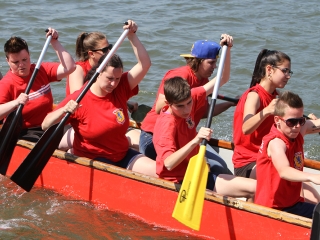 Családi hétvége II. nap Parázs Varázs - Sárkányhajó, foci - fotó: Sándor Judit