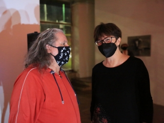 Éri Jenő kiállításának megnyitója az Uitz Teremben - fotó: 