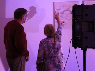 Éri Jenő kiállításának megnyitója az Uitz Teremben - fotó: 