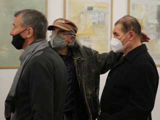 Éri Jenő kiállításának megnyitója az Uitz Teremben - fotó: 