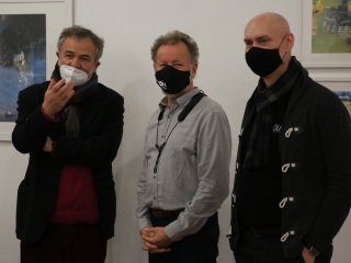 Éri Jenő kiállításának megnyitója az Uitz Teremben - fotó: 