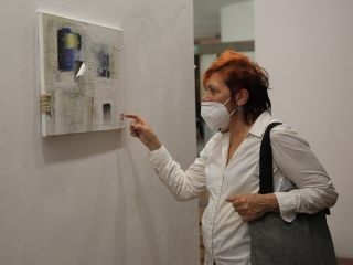 Éri Jenő kiállításának megnyitója az Uitz Teremben - fotó: 