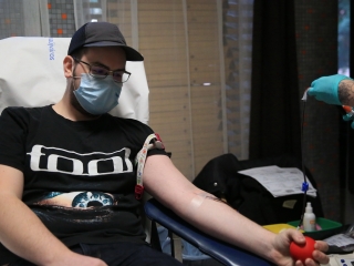 Mikulás véradás az MMK-ban - fotó: 