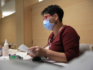 Mikulás véradás az MMK-ban - fotó: 