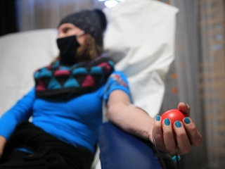 Mikulás véradás az MMK-ban - fotó: 