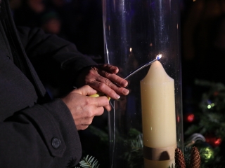 Ünnepi gyertyagyújtás advent harmadik vasárnapján - fotó: 