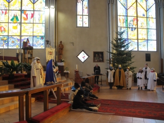 Karácsonyi pásztorjáték a római katolikus főtemplomban - fotó: 