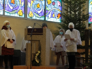 Karácsonyi pásztorjáték a római katolikus főtemplomban - fotó: 