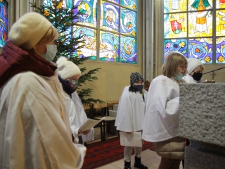 Karácsonyi pásztorjáték a római katolikus főtemplomban - fotó: 