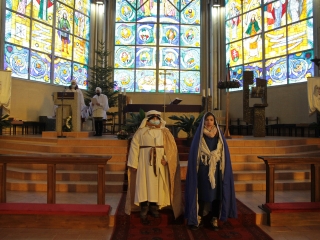 Karácsonyi pásztorjáték a római katolikus főtemplomban - fotó: 