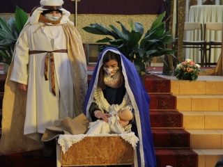 Karácsonyi pásztorjáték a római katolikus főtemplomban - fotó: 