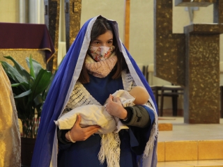 Karácsonyi pásztorjáték a római katolikus főtemplomban - fotó: 