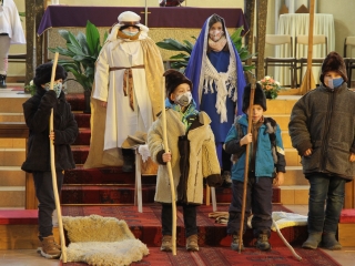 Karácsonyi pásztorjáték a római katolikus főtemplomban - fotó: 