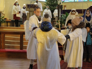 Karácsonyi pásztorjáték a római katolikus főtemplomban - fotó: 