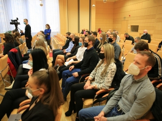 Sportolóink köszöntése a Városházán - fotó: 