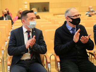 Sportolóink köszöntése a Városházán - fotó: 