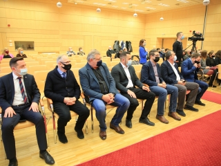 Sportolóink köszöntése a Városházán - fotó: 