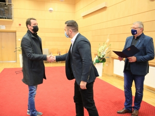 Sportolóink köszöntése a Városházán - fotó: 