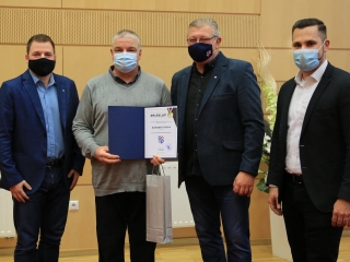 Sportolóink köszöntése a Városházán - fotó: 