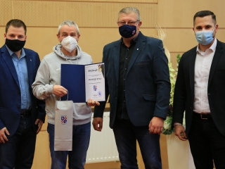 Sportolóink köszöntése a Városházán - fotó: 