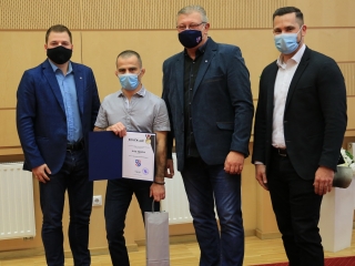 Sportolóink köszöntése a Városházán - fotó: 