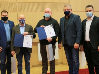 Sportolóink köszöntése a Városházán - fotó: 