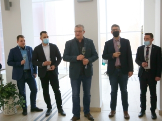 Sportolóink köszöntése a Városházán - fotó: 