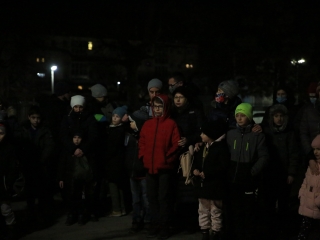 Gyertyagyújtás Csollány Szilveszter emlékére - fotó: 