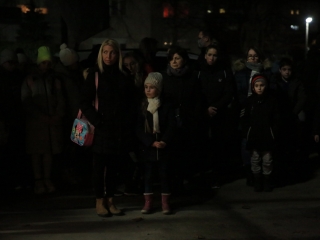 Gyertyagyújtás Csollány Szilveszter emlékére - fotó: 