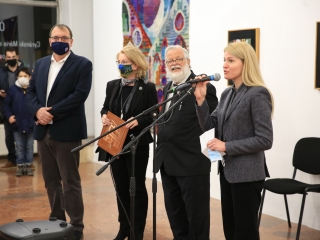 Cyránski Mária és ifj. Koffán Károly kiállítása a Kortárs Művészeti Intézetben - fotó: 